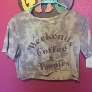 Cropped Fifth Sun shirt